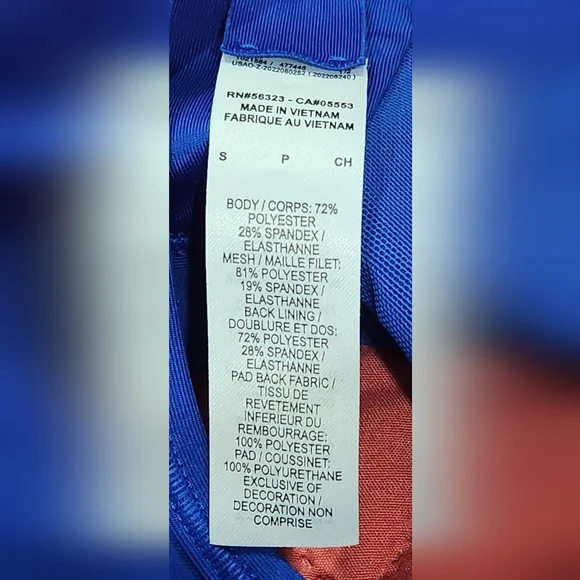 Nike Women's Royal Blue Sports Bra - Picture 3 of 6